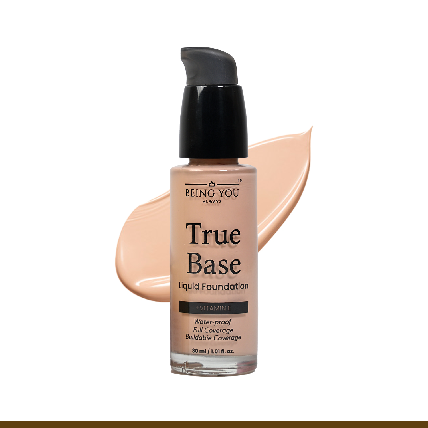 True Base Liquid Foundation - Vitamin E  Being You Always