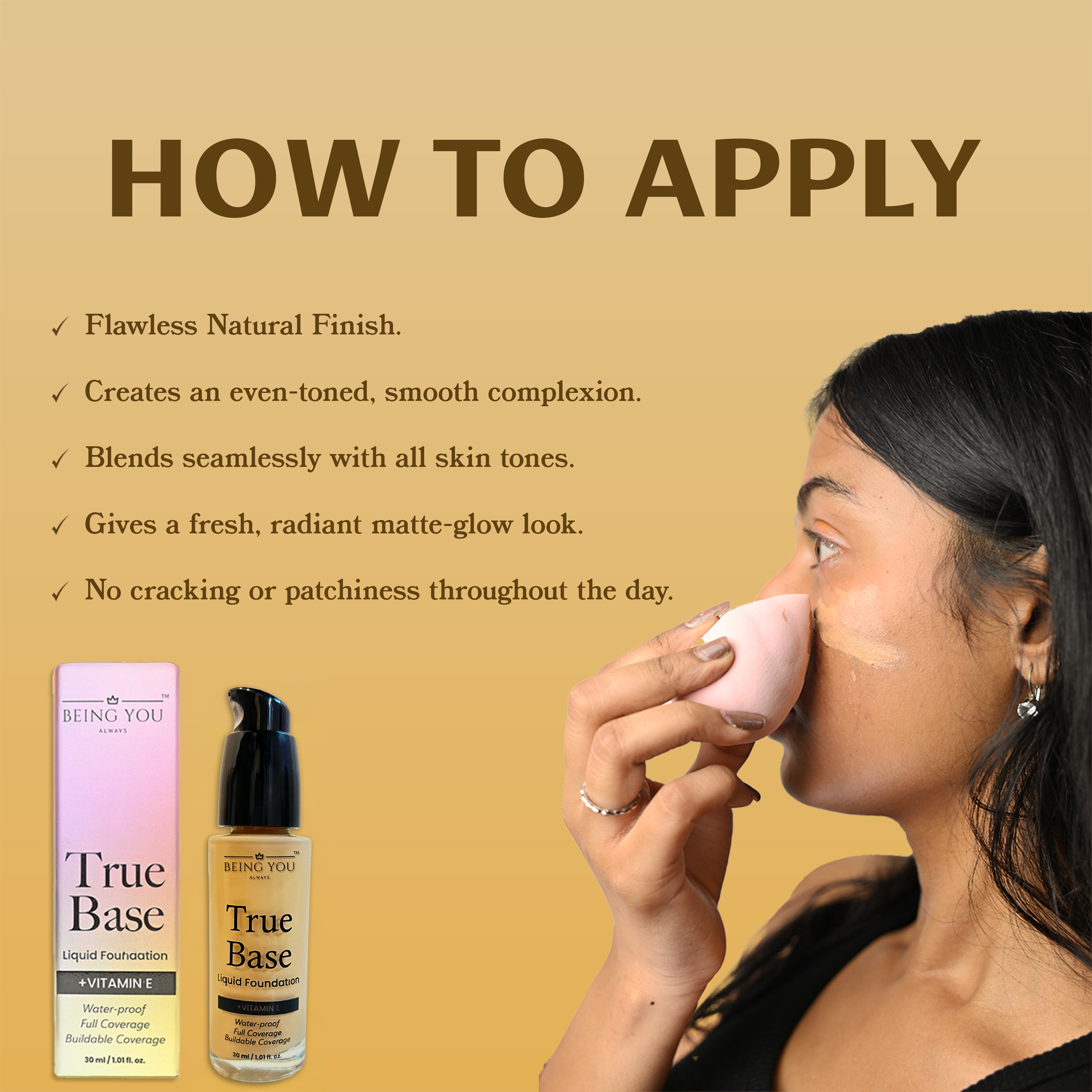 True Base Liquid Foundation - Vitamin E