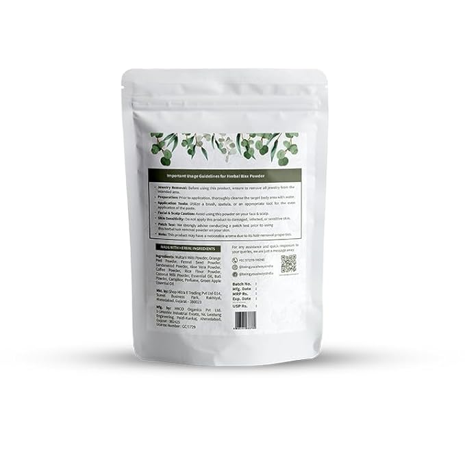 Herbal Wax Powder – Natural hair removal for smooth and soft skin