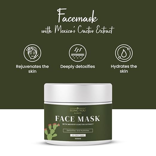 Face Mask – Removes tan and brightens skin