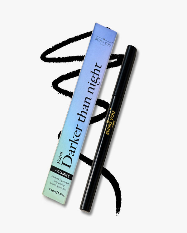 Being You Always Kajal – Smudge Proof, Waterproof & Long Lasting (With Vitamin E)