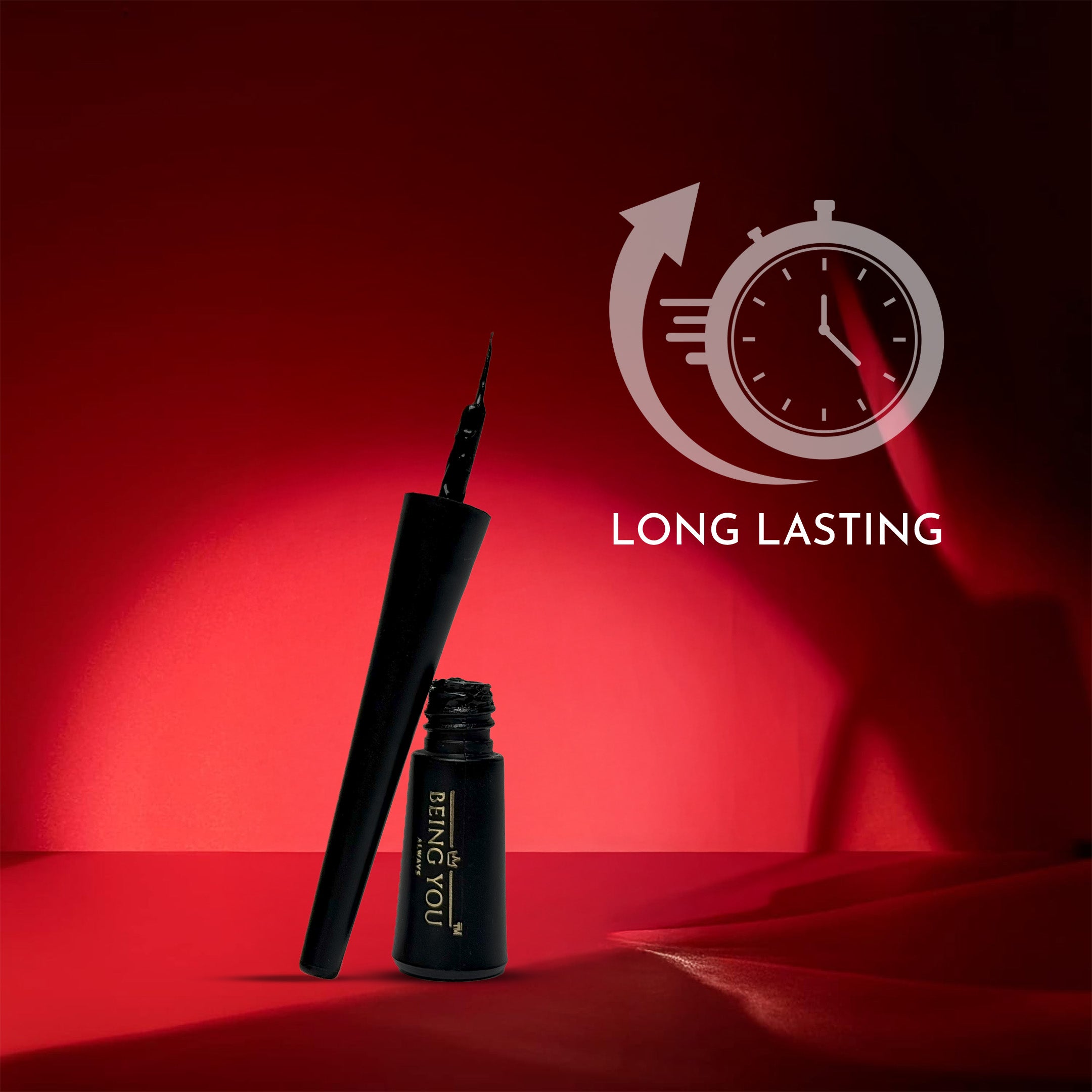 Being You Always Liquid Eyeliner – Waterproof, Smudge-Proof & Long Lasting (Black, 6ml)
