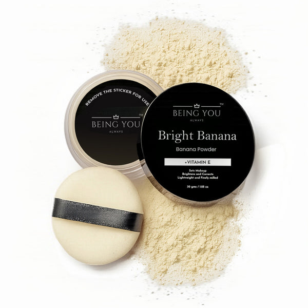 Bright Banana Powder – Lightweight  & Oil Control Matte Finish