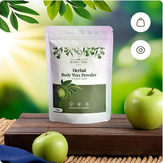 Herbal Wax Powder – Natural hair removal for smooth and soft skin