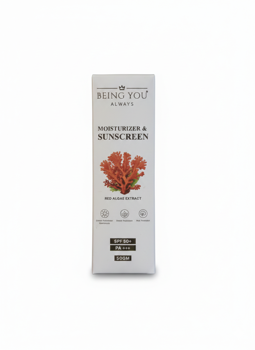 Sunscreen SPF 50++ – Hydrating formula with no white cast for all-day protection