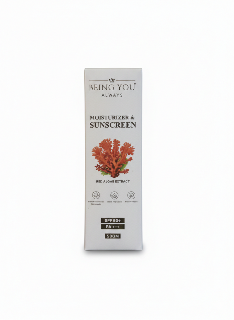 Sunscreen SPF 50++ – Hydrating formula with no white cast for all-day protection